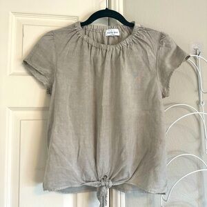 Bella Dahl Sage Green Top